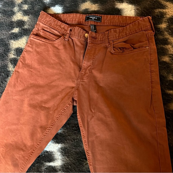 Forever21 Jeans rust terracota Size 32 Men - Picture 9 of 9
